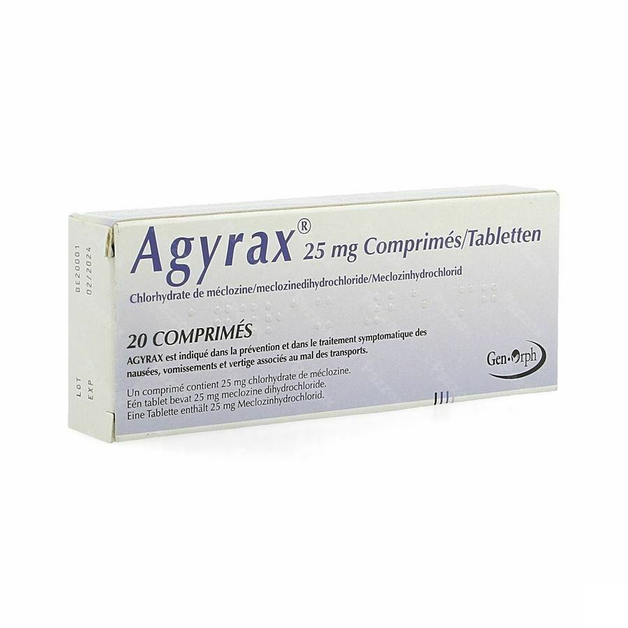 Agyrax 25mg Comp 20