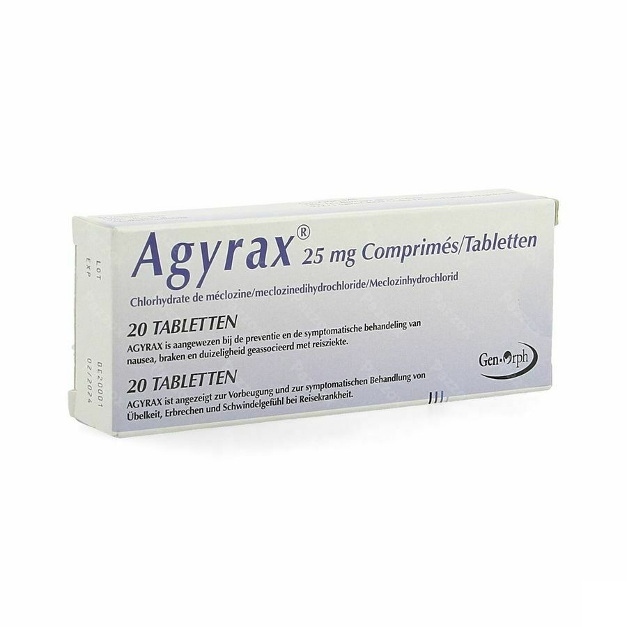 Agyrax 25mg Comp 20