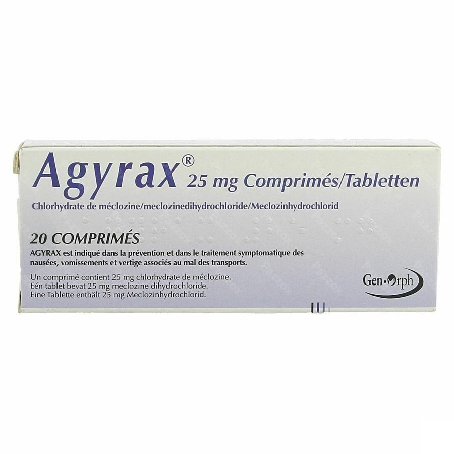 Agyrax 25mg Comp 20
