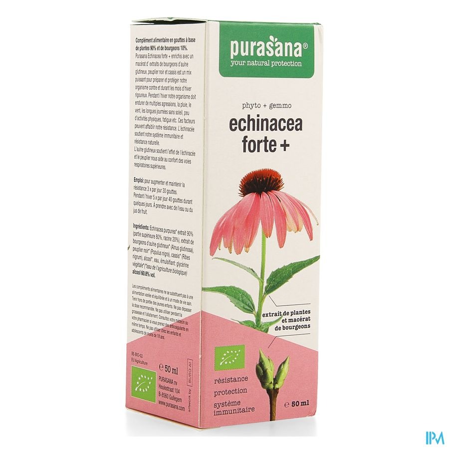 Purasana Vegan Echinacea Forte+ 50ml