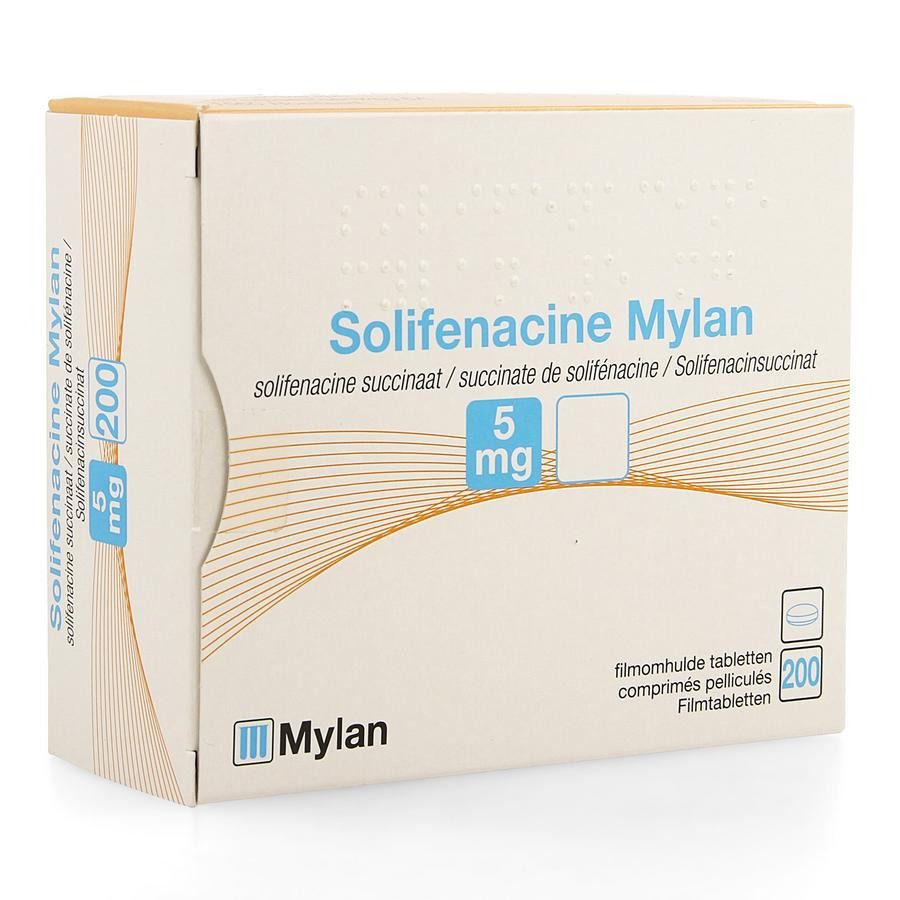 Solifenacine Mylan 5mg Comp Pell 200 X 5mg