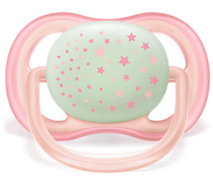 Philips Avent Sucette Air Night Girls 2  Pi&egrave;ce(s) +0m