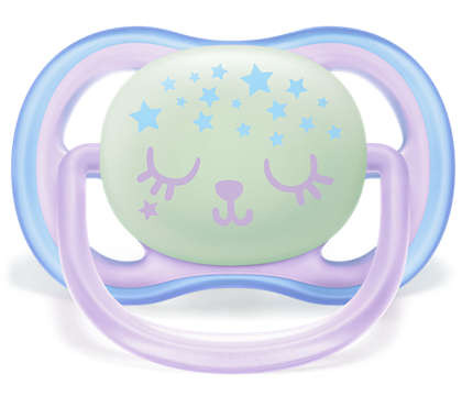 Philips Avent Sucette Air Night Girls 2  Pi&egrave;ce(s) +0m