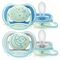 Philips Avent Sucette Air Night Boy 2 Pi&egrave;ce(s) +6m