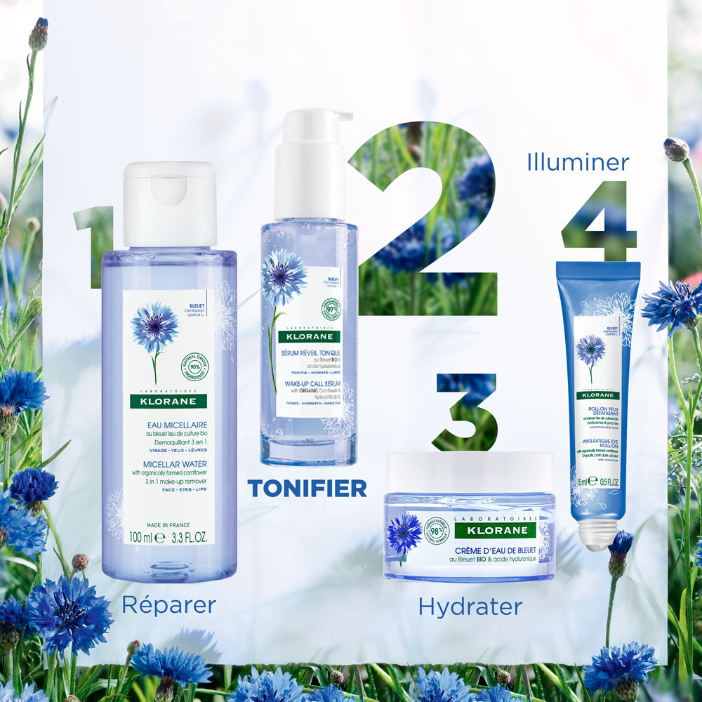 Klorane Visage Bleuet Serum Reveil Tonique 50ml