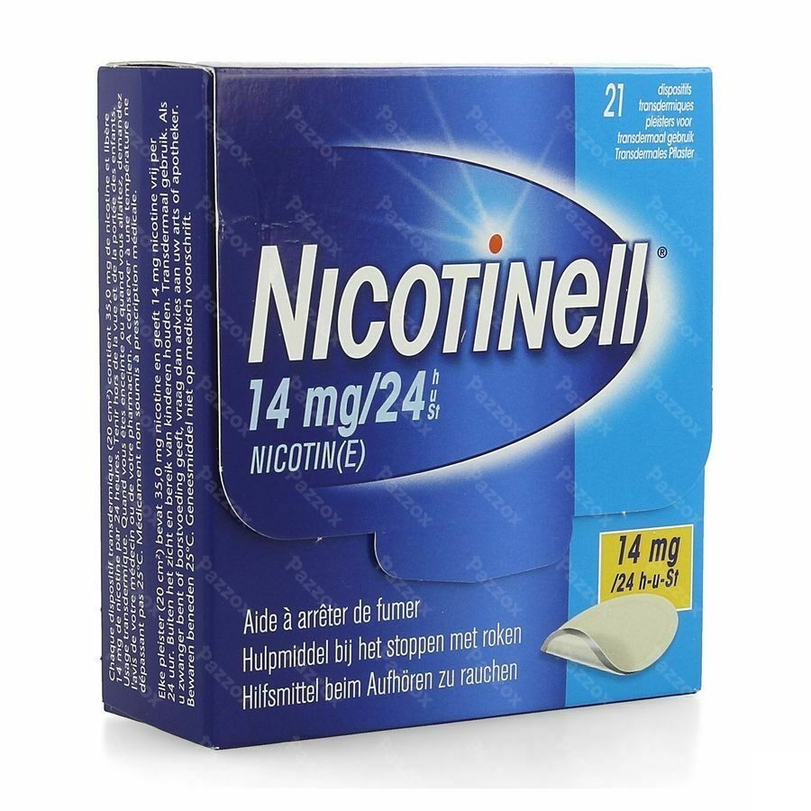 Nicotinell 14mg/24h Dispositif Transdermique 21