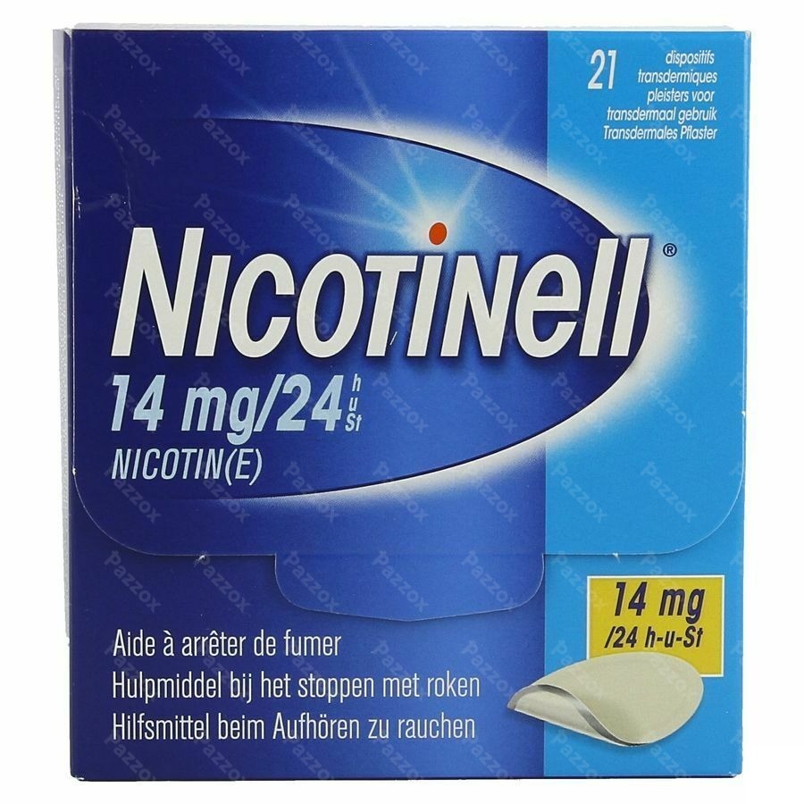 Nicotinell 14mg/24h Dispositif Transdermique 21