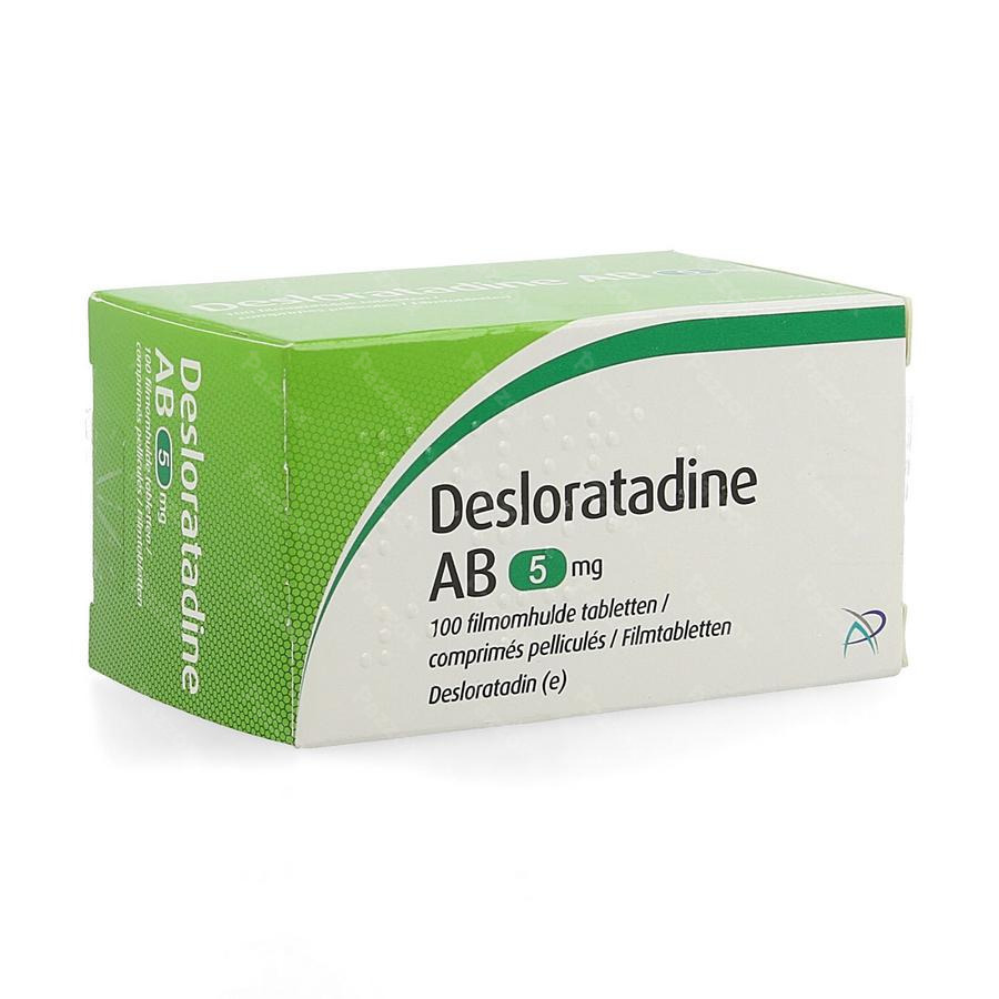Desloratadine Ab 5mg Comp Pell 100 X 5mg