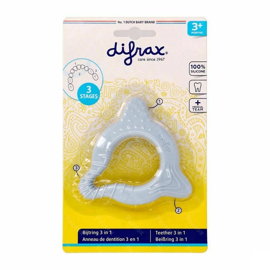 Difrax Anneau Dentition 3en1