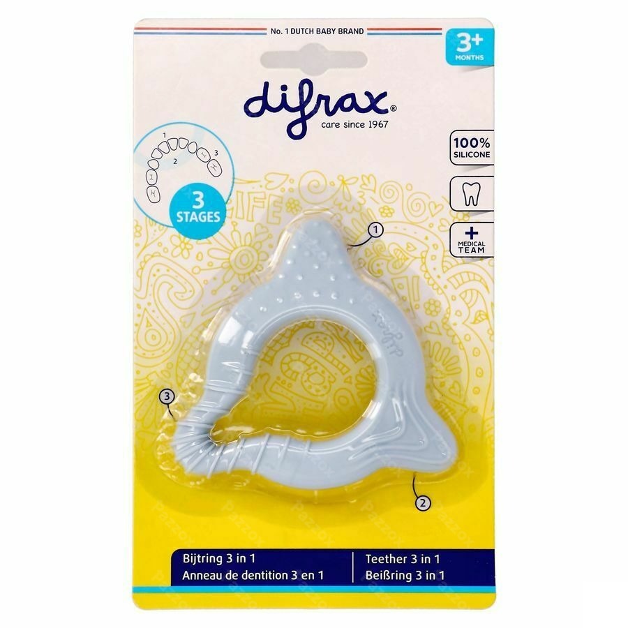 Difrax Anneau Dentition 3en1