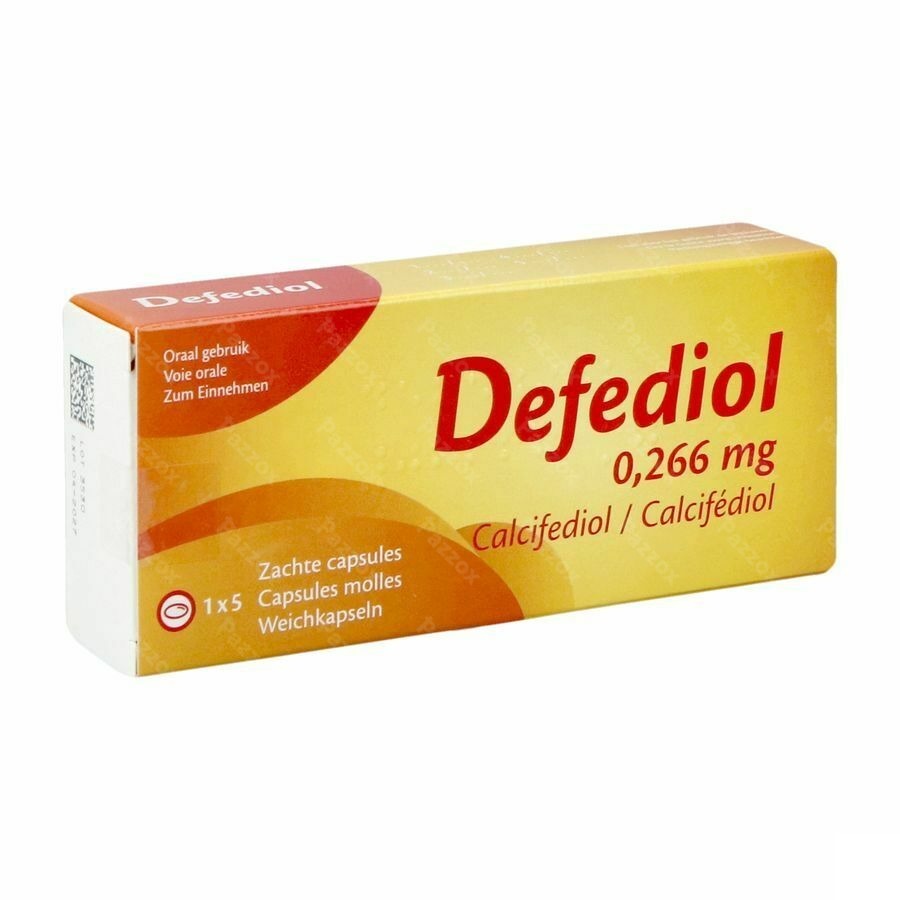 Defediol 0,266mg 5 Capsules Molle