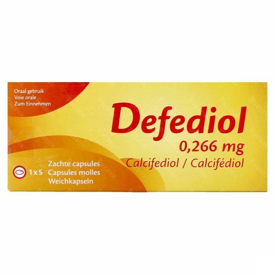 Defediol 0,266mg 5 Capsules Molle