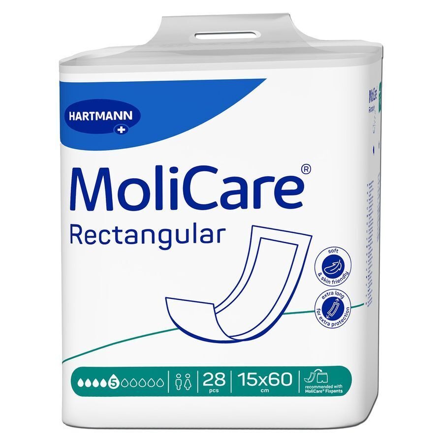 Molicare Rectangular 5d 15x60 28 P/s