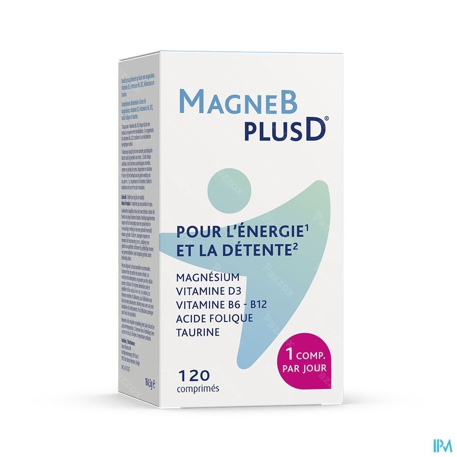 MagneBplusD 120 Comprimés 