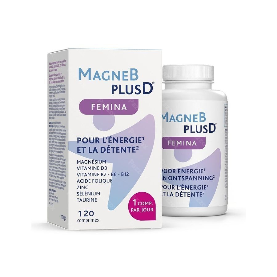 MagneBplusD Femina 120 Comprimés