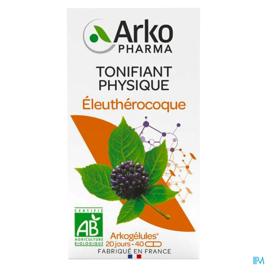 Arkogelules Eleutherocoque Bio Caps 40