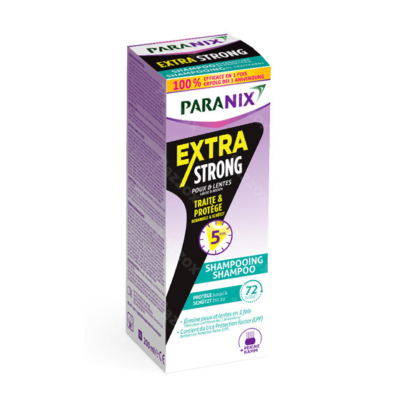 Paranix Shampoo Extra Strong Peigne 200ml