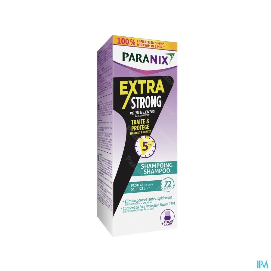 Paranix Shampoo Extra Strong Peigne 200ml