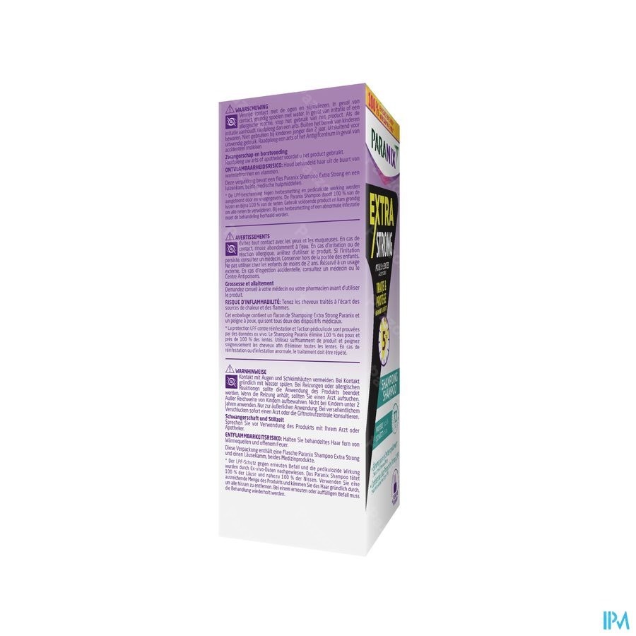 Paranix Shampoo Extra Strong Peigne 200ml