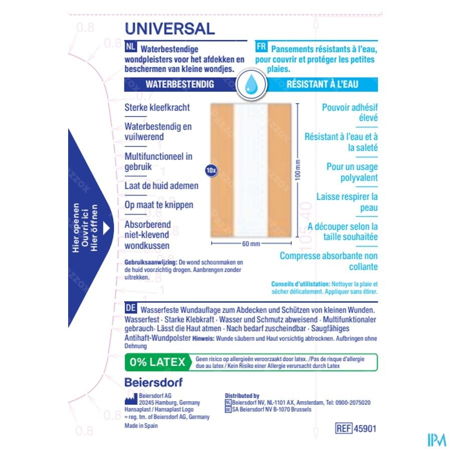 Hansaplast Universal 1mx6cm