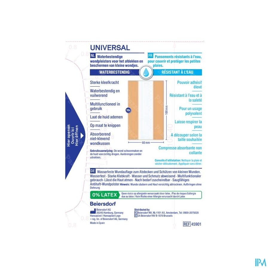 Hansaplast Universal 1mx6cm