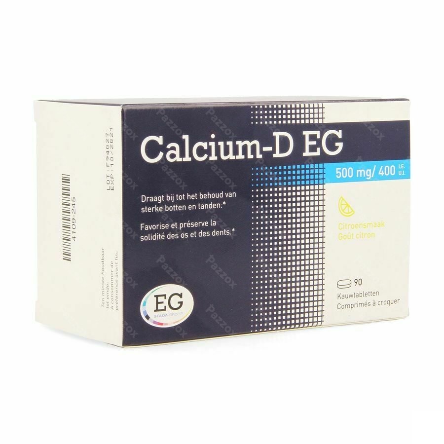 Calcium-D EG  500Mg/400Iu         Comp Croq 90