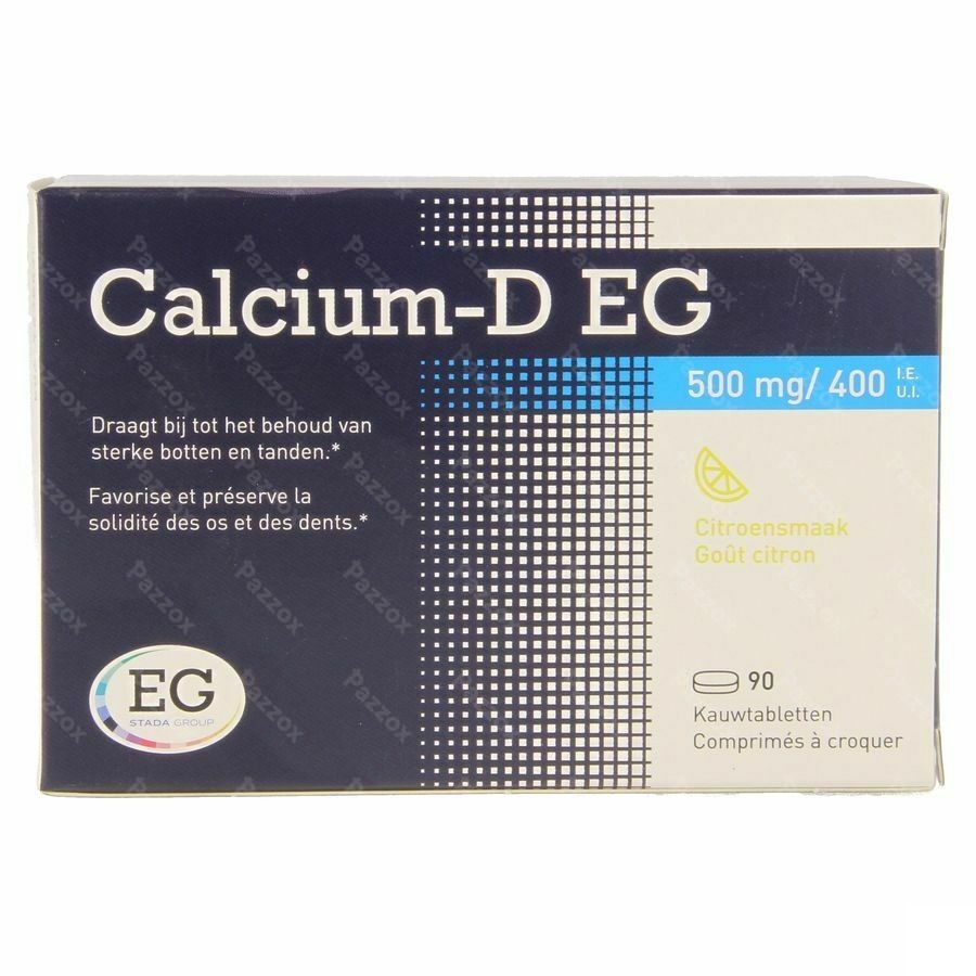 Calcium-D EG  500Mg/400Iu         Comp Croq 90