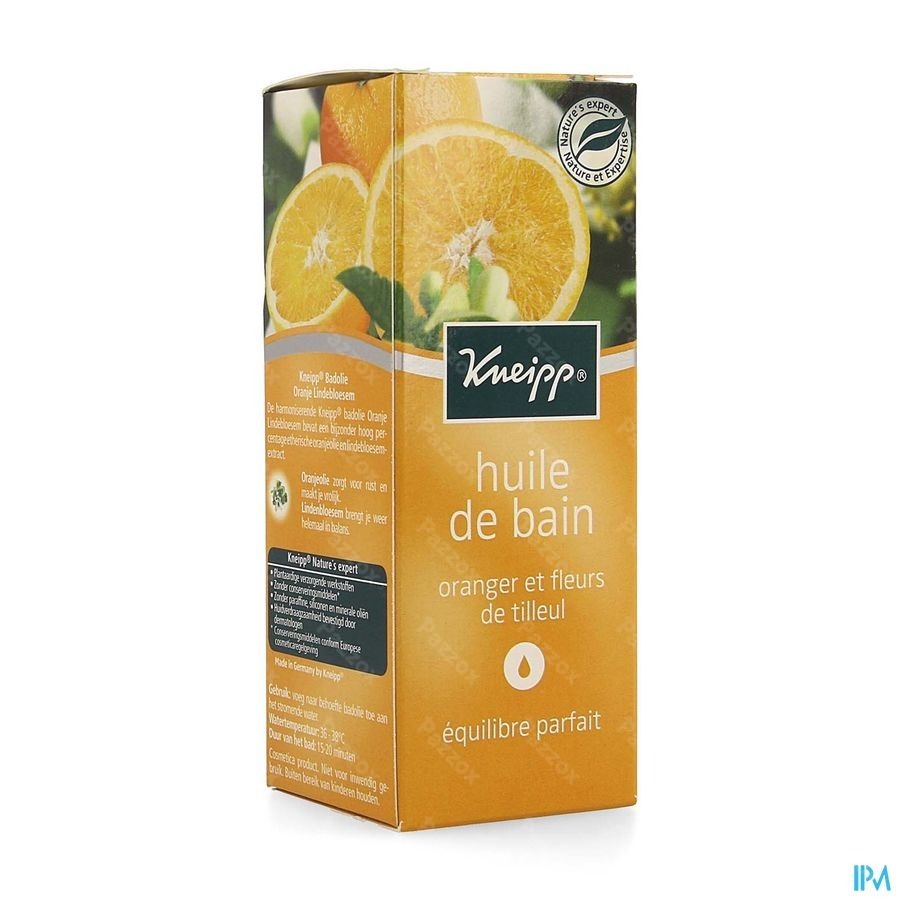 Kneipp Huile Bain Orange Tilleul 100ml