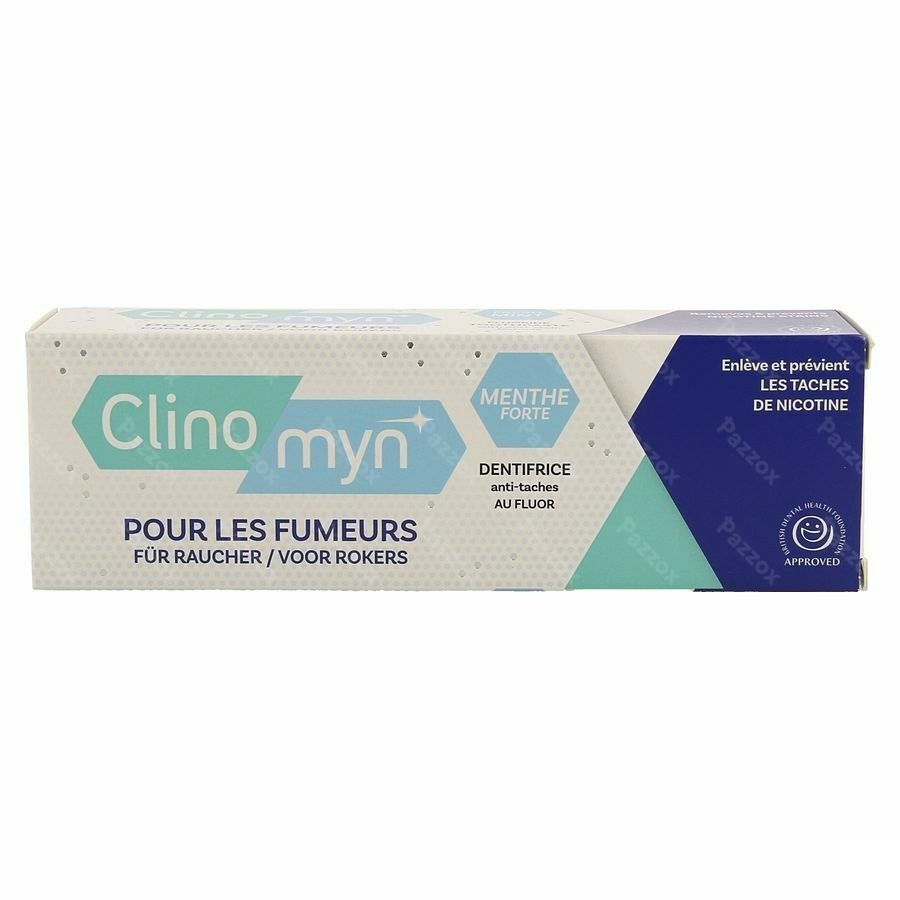 Clinomyn Dentifrice A/tache Fumeurs 75ml