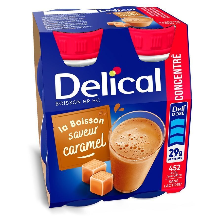 Delical CONCENTRE Caramel (4x200ml)