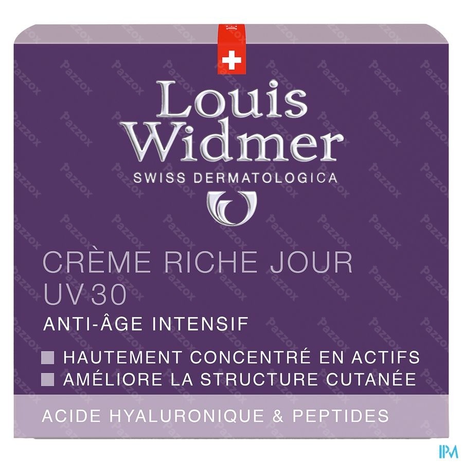 Widmer Creme Riche Jour Parf. Uv30 50ml