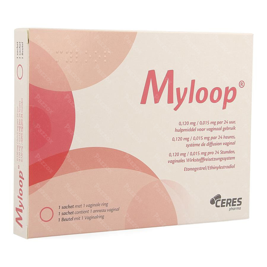 Myloop 0,120mg/0,015mg/24h Syst.diffusion Vagin. 1