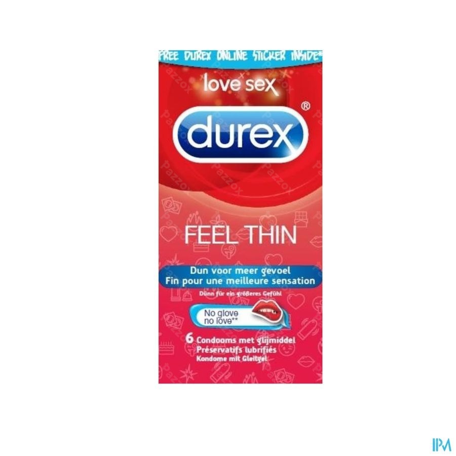 Durex Thin Feel Preservatifs 12