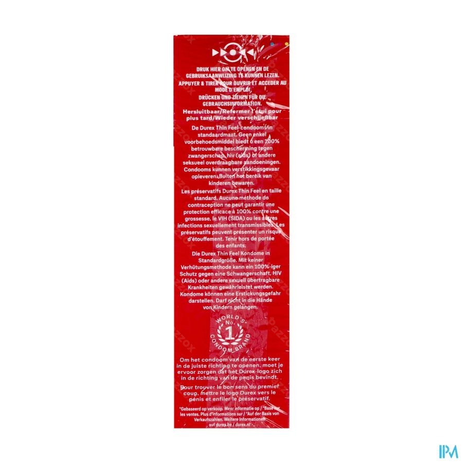Durex Thin Feel Preservatifs 12