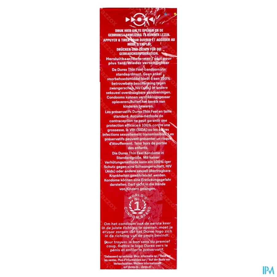 Durex Thin Feel Preservatifs 12