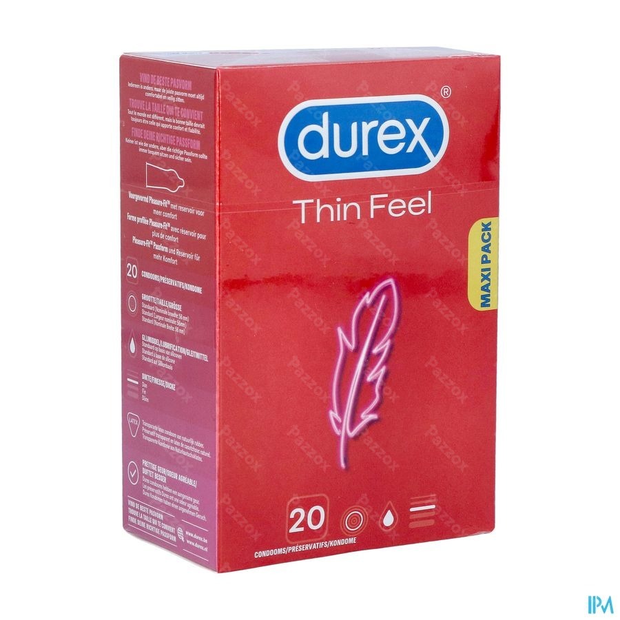 Durex Thin Feel Preservatifs 20