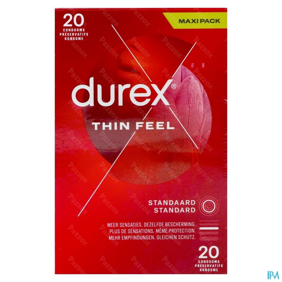 Durex Thin Feel Preservatifs 20