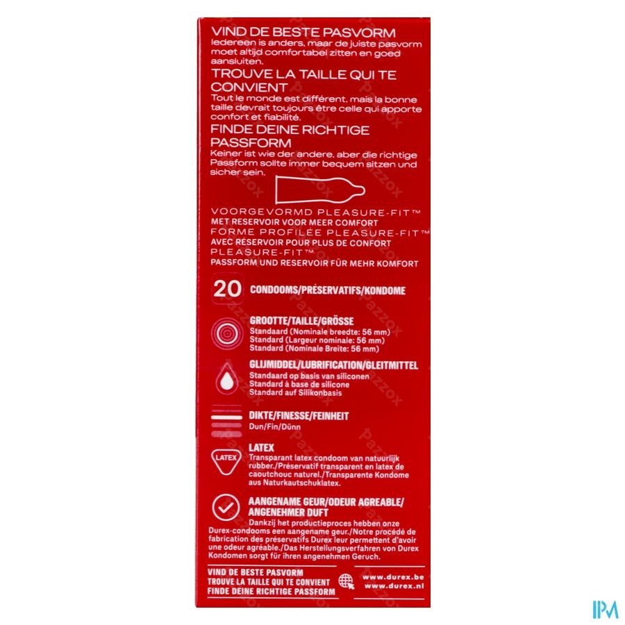 Durex Thin Feel Preservatifs 20