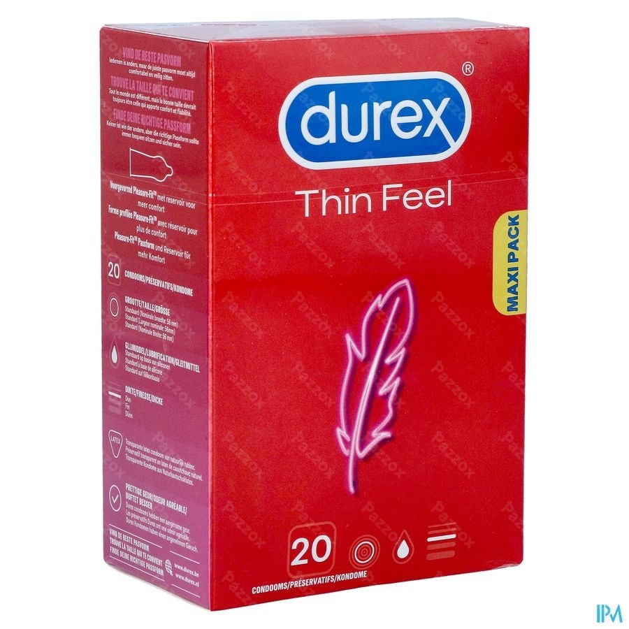 Durex Thin Feel Preservatifs 20