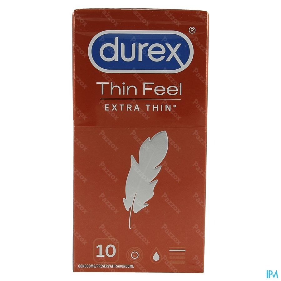 Durex Thin Feel Extra Thin Preservatifs 10