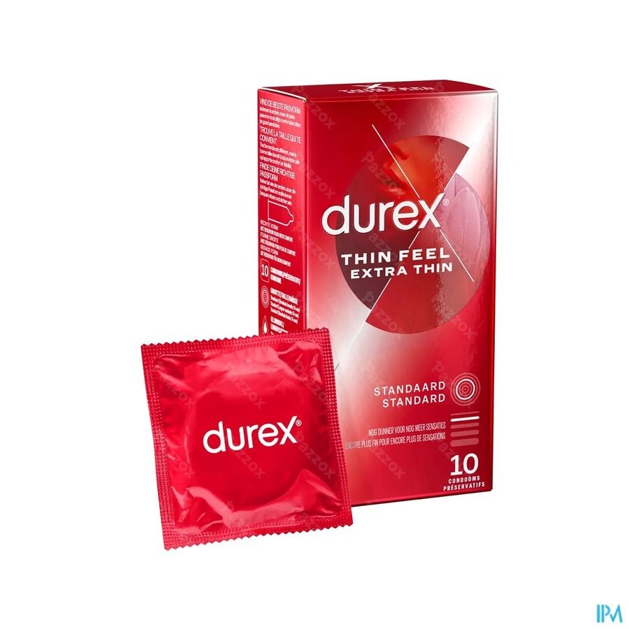 Durex Thin Feel Extra Thin Preservatifs 10