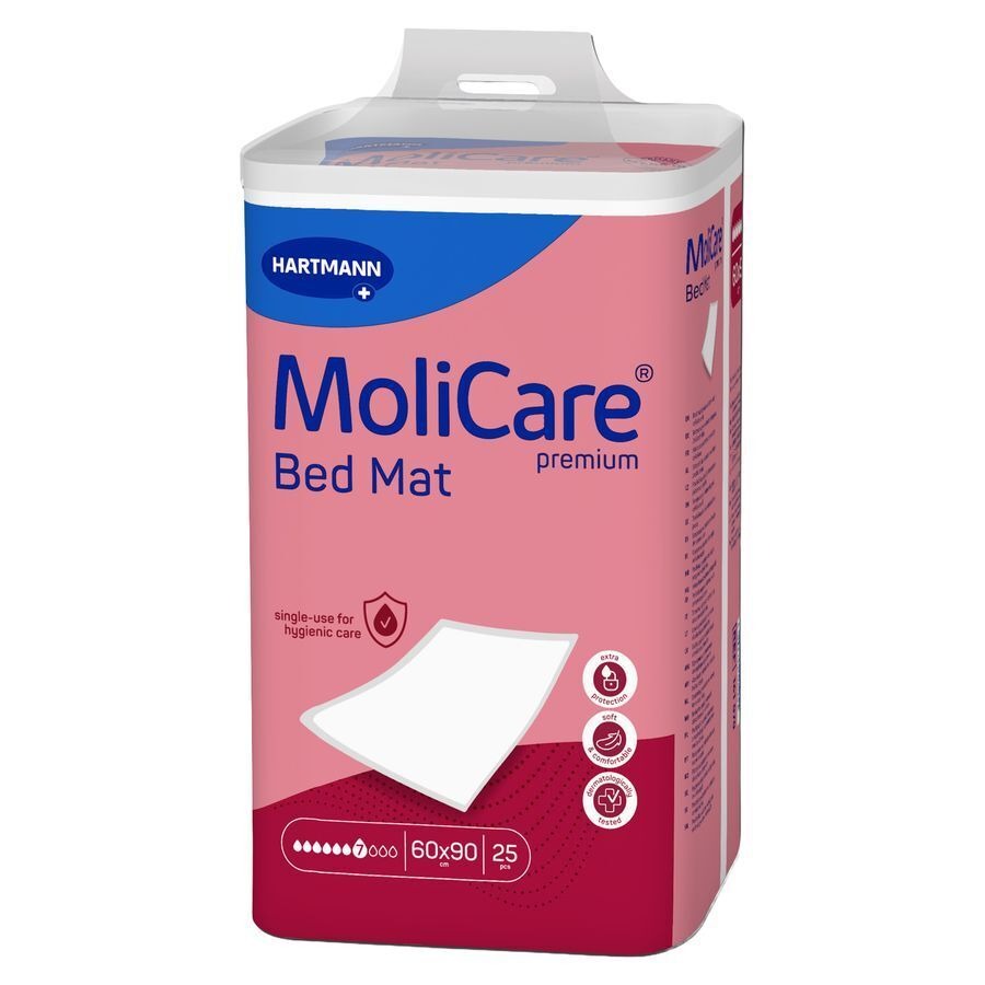 Molicare Pr Bed Mat 7dr 60x90 25 P/s