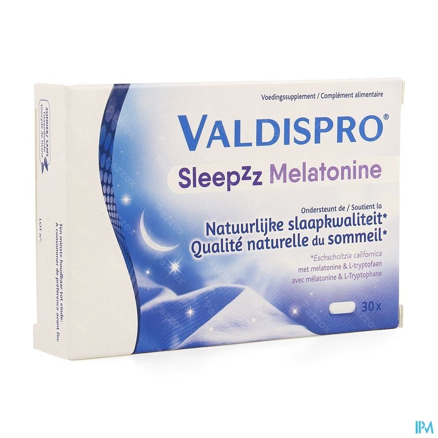 VALDISPRO SLEEPZZ MELATONINE 30 COMP
