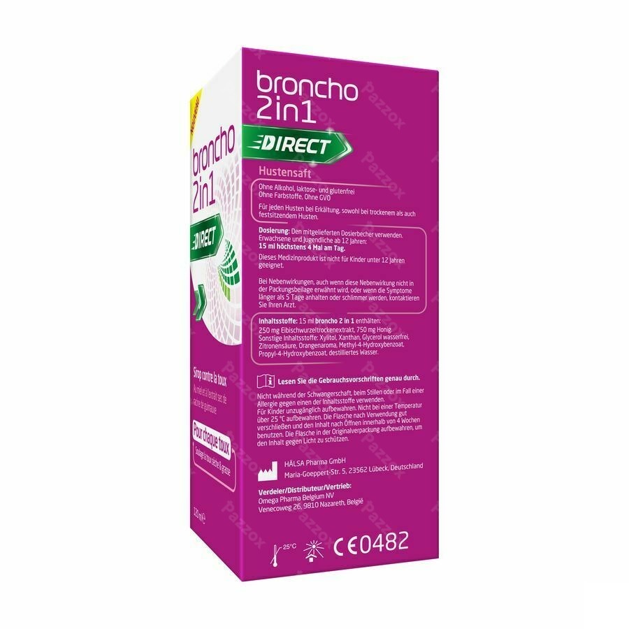 Bronchostop Bronchodirect Cough Syrup 120ml