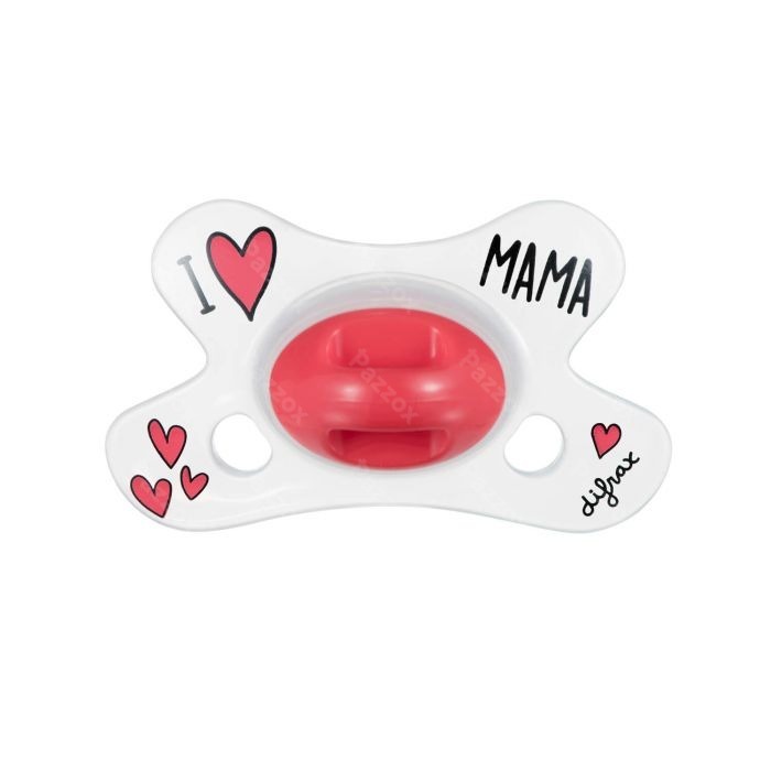 Difrax Sucette Natural 0-6m I Love