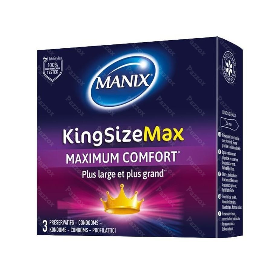 Manix King Size Max Preservatifs 3
