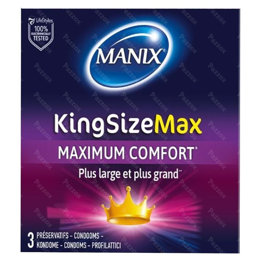 Manix King Size Max Preservatifs 3