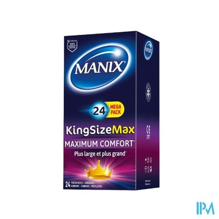 Manix King Size Max Preservatifs 24