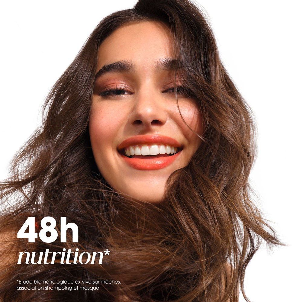 Klorane Mangue Shampooing Nutrition, Nourrissant & éclat, Cheveux secs 100ml