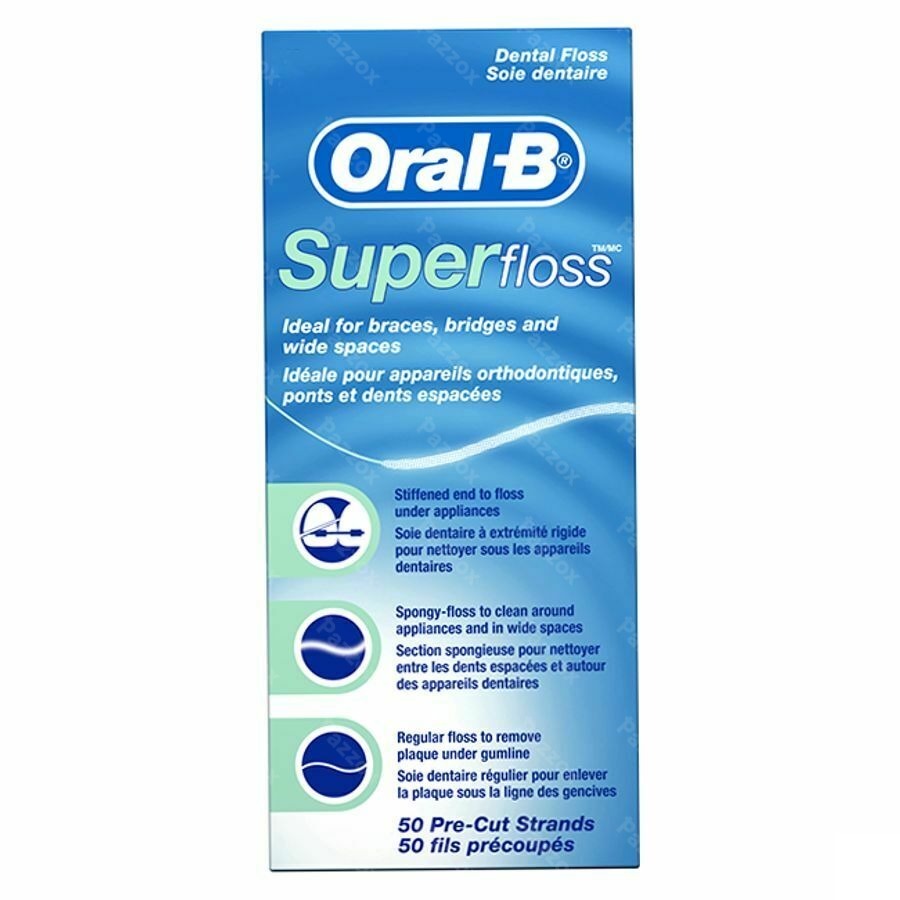 Oral-B Floss Super Floss Menthe 50m
